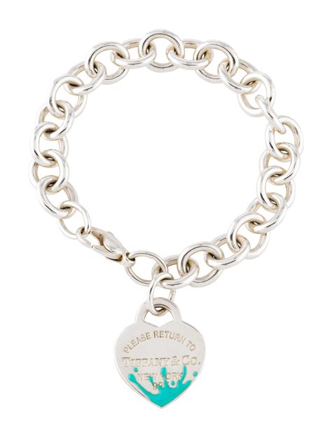 18K Three Teardrop Station Necklace. . Tiffany bracelets on sale